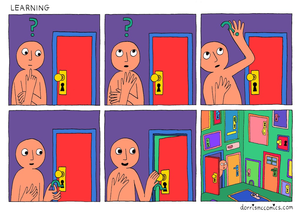 Non smettete mai di aprire porte